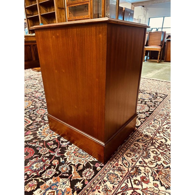 Vintage English Chesterfield Chest of Drawers For Sale - Image 5 of 13