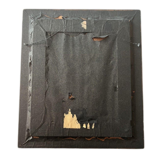 1960s - 1970s Vintage Oil Painting Young Girls in Sun Hats in Field Picking Flowers For Sale - Image 4 of 4