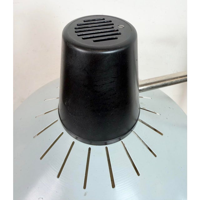 Industrial Grey Factory Office Desk Lamp from Elektrosvit, 1970s For Sale - Image 11 of 18