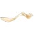 Vintage Mother-of-Pearl Organic Sculptural Serving Spoon For Sale