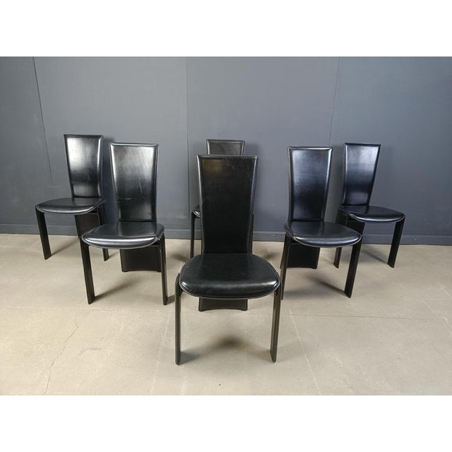 Vintage Dining Chairs by Pietro Costantini, 1980s, Set of 6 For Sale - Image 13 of 14