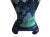 Chinoiserie Chinese Famille Noir Vase Lamp For Sale - Image 3 of 4