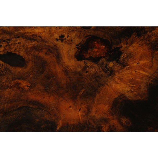 The Burlwood Co. Star Dust Redwood Burl Live Edge Coffee Table For Sale - Image 10 of 18