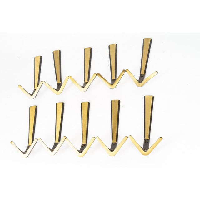 Wall Hooks by Herta Baller, 1950s, Set of 10, in Flawless conditions. Designed 1950 to 1959