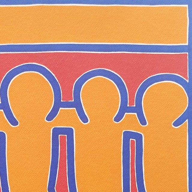 Keith Haring Keith Haring, Composition, Lithograph, 1990s For Sale - Image 4 of 10