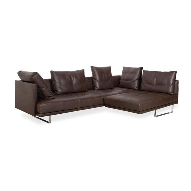 Prime Time Leather Corner Sofa from Walter Knoll For Sale - Image 4 of 18