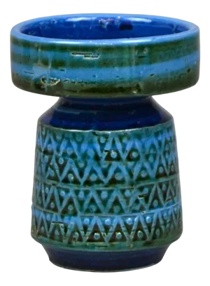 Handmade Viking-Inspired Ceramic Candlestick from Itrifa, Norway, 1970s