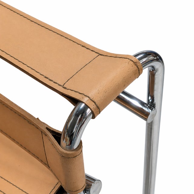 Vintage B3 Chairs by Marcel Breuer for Wassily, 1980s, Set of 2 For Sale - Image 6 of 10