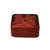 Handcrafted Vintage Chinese Red Lacquer Square Floral Accent Box For Sale - Image 4 of 9