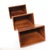 Mid-Century Modern Vintage Wooden 3 Bin Wall Mail Organizer | Pottery Barn For Sale - Image 3 of 6