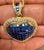 Contemporary Invisible Mystery Set Sapphire and Diamond Heart Pendant 18 Karat Yellow Gold For Sale - Image 3 of 18