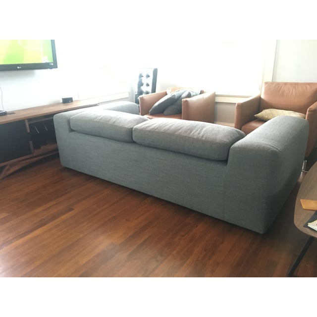 Italian Design Within Reach Grey Kelston Sofa Chairish