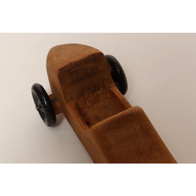Set of Four Vintage Painted Pinewood Racers For Sale - Image 14 of 18