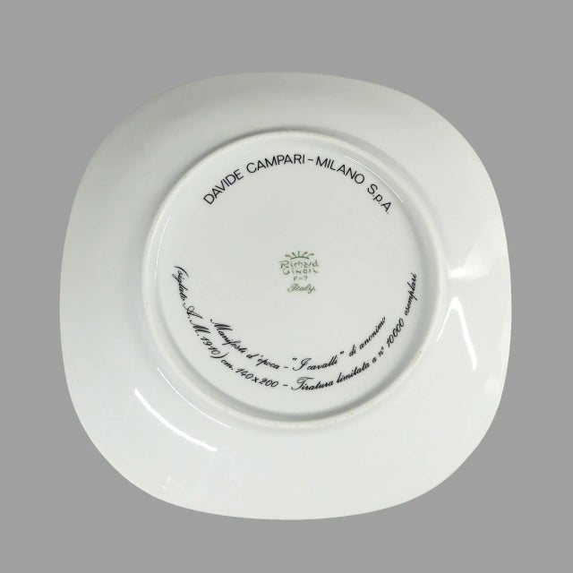Campari Poster Series Plate by Richard Ginori For Sale - Image 5 of 6