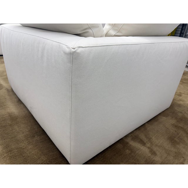 Rh Cloud® Chair — Classic 40" | Natural Performance Linen For Sale - Image 10 of 18