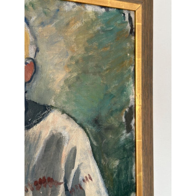 Åke Winnberg, Portrait of a Man, 1960s, Oil on Canvas, Framed For Sale - Image 5 of 18