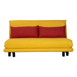 Yellow Orange Fabric Multy Three-Seater Sofa with Manual Function from Ligne Roset For Sale