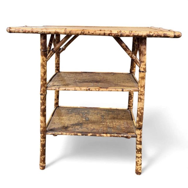 Anglo-Japanese Side Table in Bamboo For Sale - Image 5 of 7