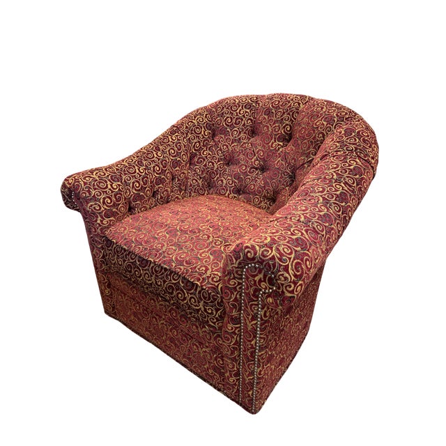 Traditional Lexington Furniture Robinson Swivel Chair - A Pair For Sale - Image 3 of 16