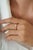 Crafted in 14K yellow gold, this delicate solitaire ring features a sparkling 0.53 carat heart-cut diamond measuring...