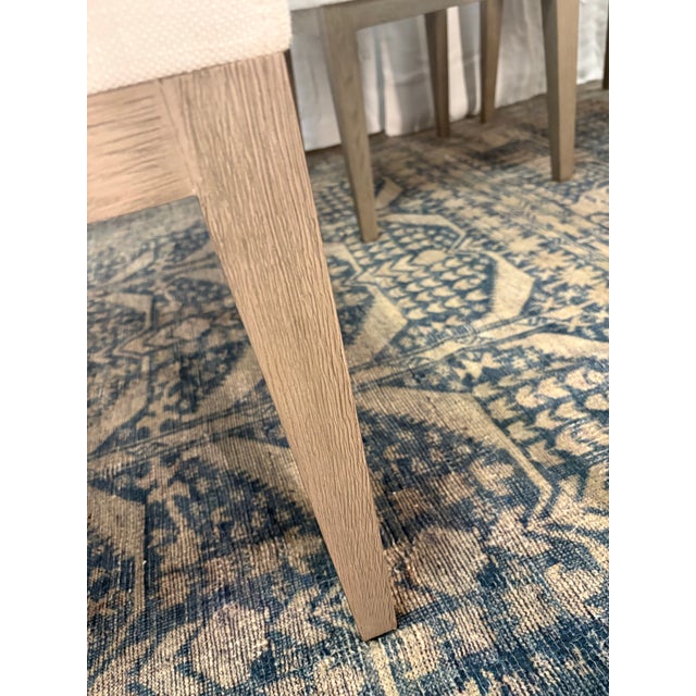 Wood Rh Restoration Hardware – Morgan Fabric Dining Chair Set (6 Pieces) For Sale - Image 7 of 18