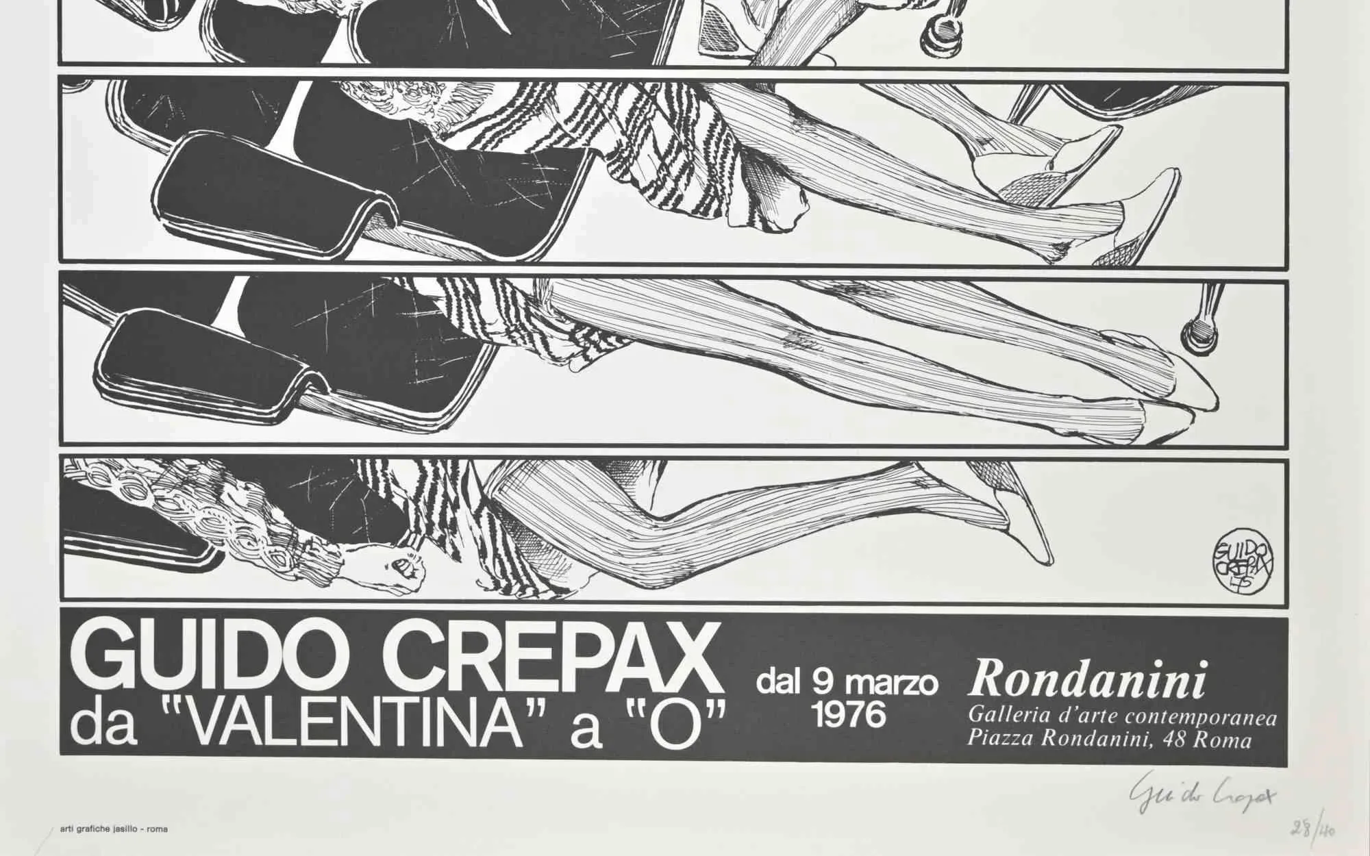 Guido Crepax, from Valentina to O, Offset Print, 1976 | Chairish