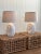Nautical 1980s Coastal Vintage Seashell Table Lamps With Linen Shades - a Pair For Sale - Image 3 of 12