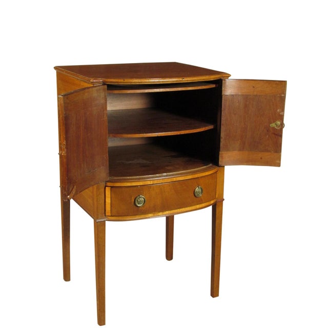 Traditional Early 19th Century Regency Inlaid Nightstand For Sale - Image 3 of 10