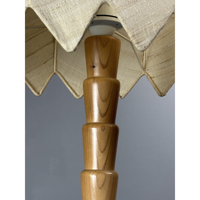 Pine Palm Table Mushroom Lamp from Temde, Switzerland, 1970s For Sale - Image 9 of 13