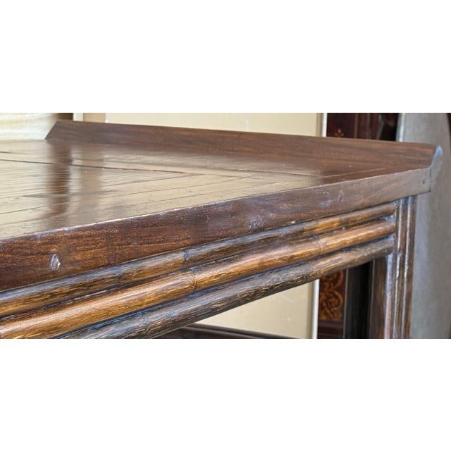 18th Century Chinese Walnut Altar Table For Sale - Image 12 of 18