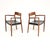 Vintage Danish Model 57 Chairs from Niels Moller, 1960s, Set of 2 For Sale - Image 4 of 12