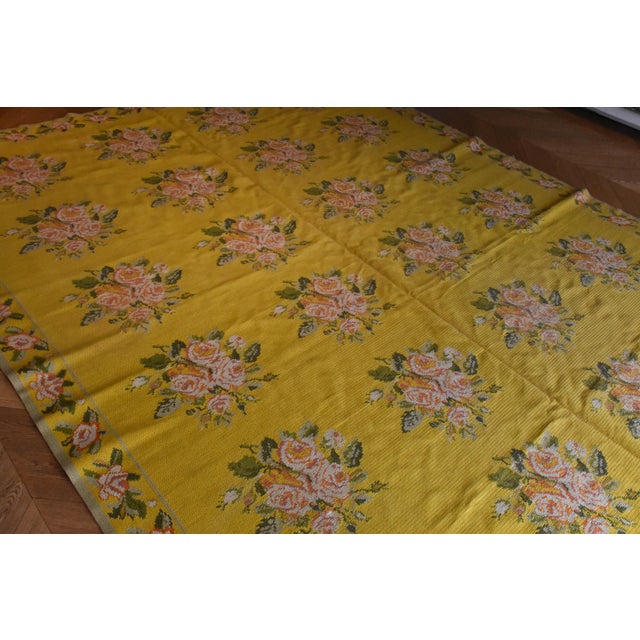 The making of rugs in Portugal dates back to the Renaissance period using the braid stitch, embroidered on large hemp tea...