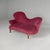Italian Sofa in Purple-Ret Velvet and Wood, 1930s For Sale - Image 13 of 13