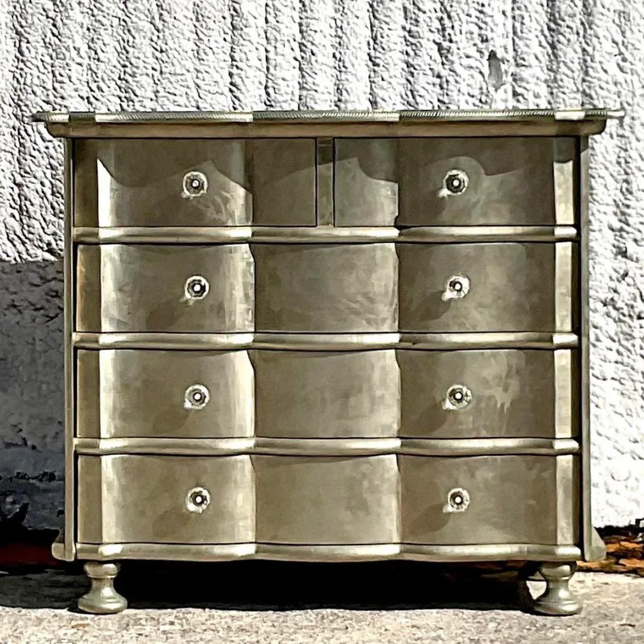 brown dresser with silver handles Buy Bela 49" Tall Dresser 5 Drawers Felt Lined Brown