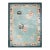 1980s Sky Blue Animal Vintage Chinese Art Deco Rug 9' X 12'3" Handknotted Wool Carpet For Sale