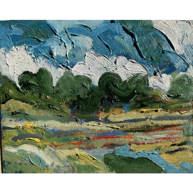 Alvaro Baragli, IL Campo, Oil Painting on Canvas For Sale - Image 6 of 13