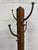 Antique Arts and Crafts Mission Quarter Sawn Oak Hall Tree Coat Rack For Sale In Kansas City - Image 6 of 7
