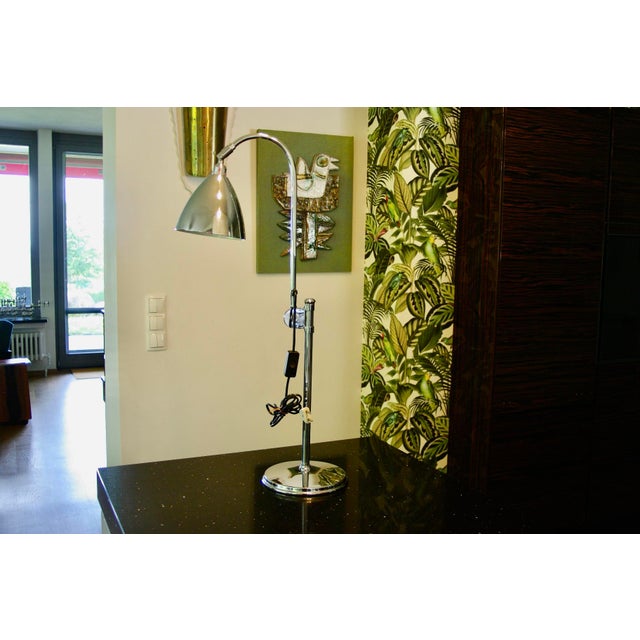 BL1 Table Lamp in Chrome-Plated Metal by Robert Dudley, 1980 For Sale - Image 6 of 9