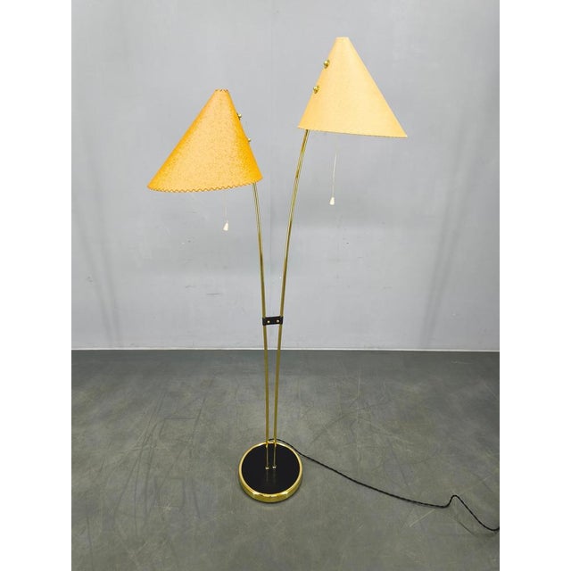 Original Mid Century floor lamp made in Czechoslovakia during the 1960s. The piece was informally referred to as “Japonka”...