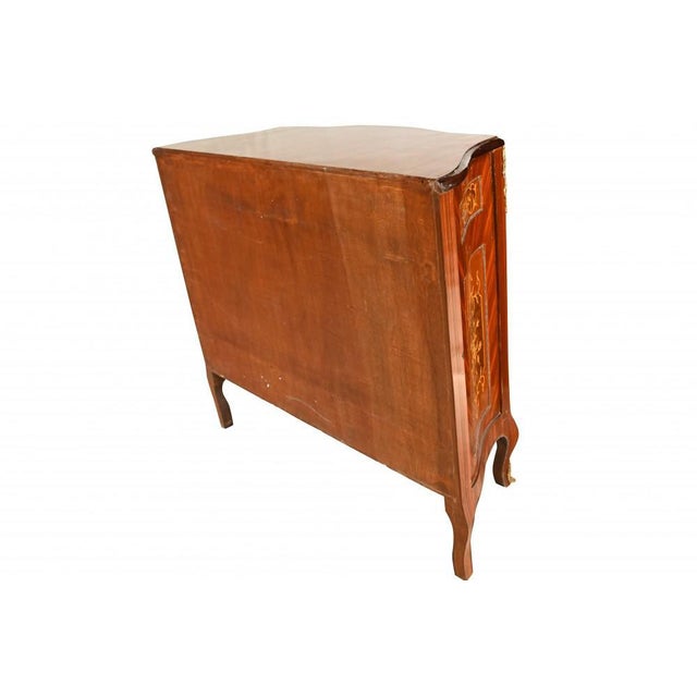 French Empire Marquetry Inlay Cabinets, Set of 2 For Sale - Image 10 of 12