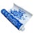 Ceramic Antique Japanese Seto Blue and White Porcelain Scroll-Form Brush Holder For Sale - Image 7 of 7
