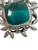 Late 20th Century Vintage Sarah Coventry Brooch With Emerald and Clear Rhinestones For Sale - Image 5 of 5