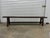 Classic pair of French Farmhouse benches. These benches work well with any farm table, avoiding the need for squeezing...