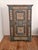 Small Antique Blue Hand-Painted Alpine Wardrobe, 1810s For Sale - Image 14 of 14