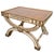 Neoclassical 1960 Neoclassical Regency Style Burl Walnut & Painted Curule Accent Tables by Heritage - Pair For Sale - Image 3 of 15