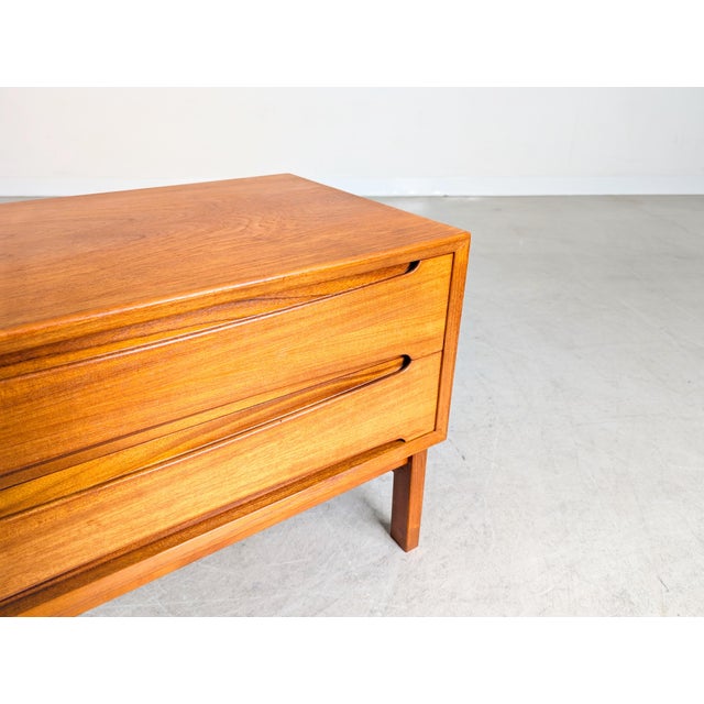 Wood Vintage Teak Chest of Drawers by Arne Vodder For Sale - Image 7 of 11