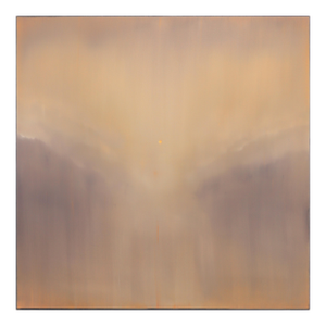 Return to Presence - Original Abstract Minimalist Landscape Oil Painting on Canvas by Mark Acetelli
