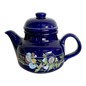 Japanese Mikasa Rondo Blue Teapot
