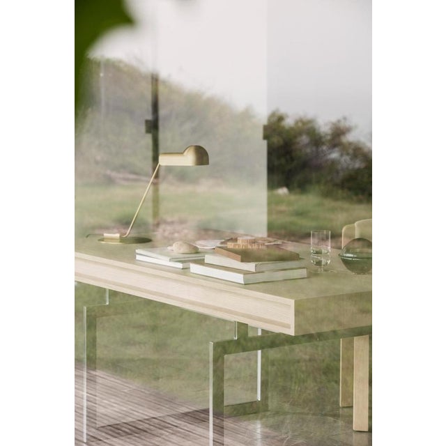 Stainless Steel and Natural Oak Office Desk by Bodil Kjaer for Karakter For Sale - Image 14 of 16