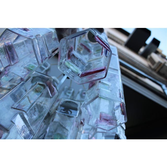 Vintage Chandelier by Venini, 1960, in Very Good conditions. Designed 1960 to 1969 This piece is attributed to the...